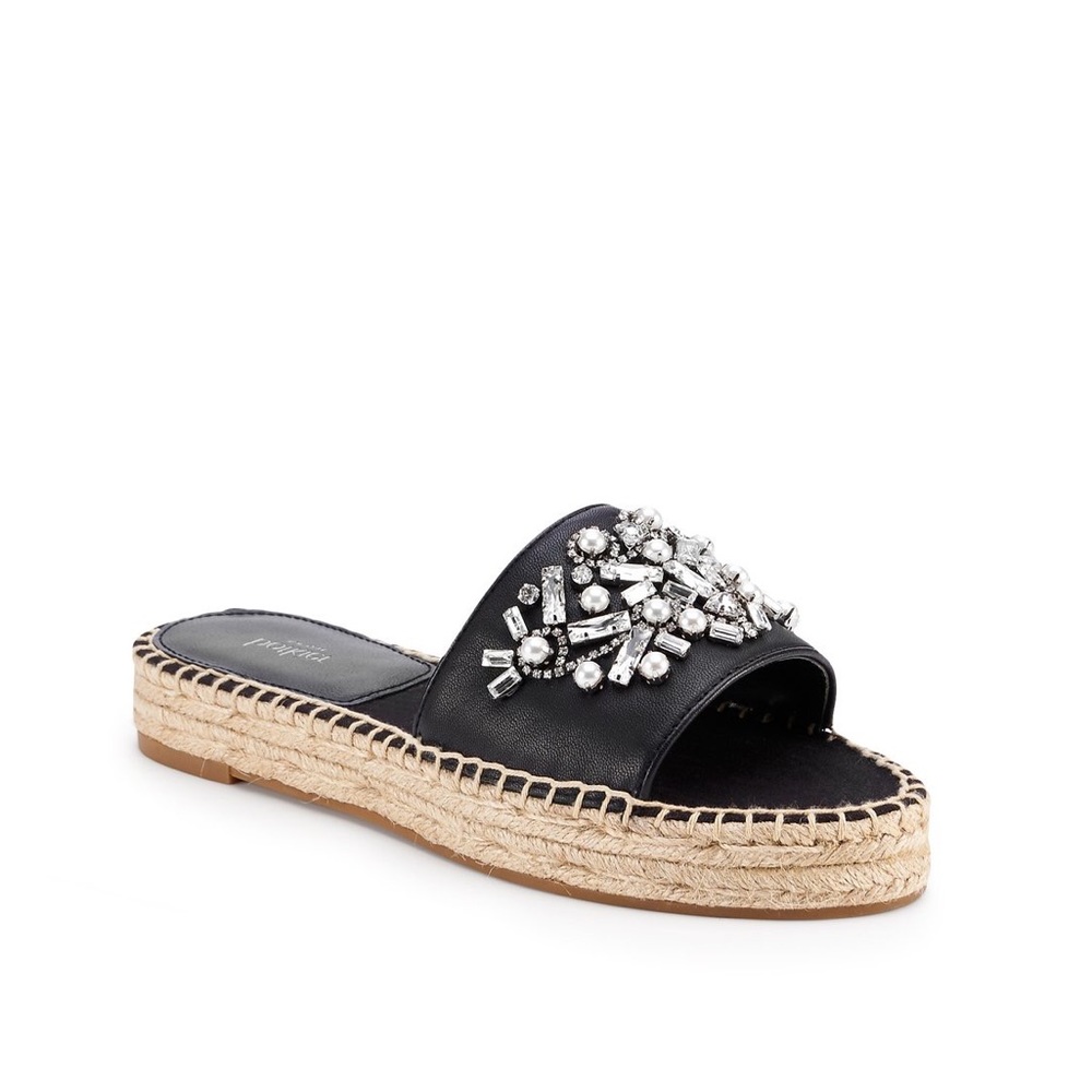 Anthropologie Envie Maypo Embellished Flatform Espadrilles